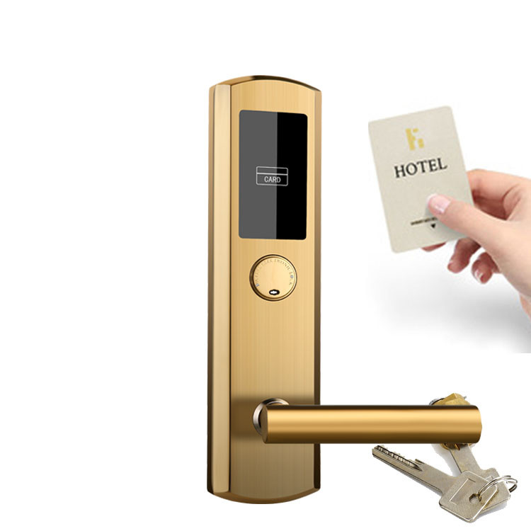 Roestvrij staal 304 sleutelkaart deurslotsysteem voor zakelijke hotelkamer