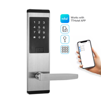 Zwart Kleur Roestvrij staal Smart Keypad Door Lock met TTlock Smart App