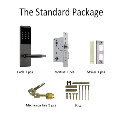 Beveiliging Bluetooth Smart Keypad Door Lock TTlock App Door Lock voor Appartement Home Office