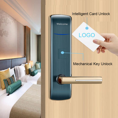 Zink legering Zwart Kleur Smart Key Card Doorlocks voor Hotel Motel Airbnb