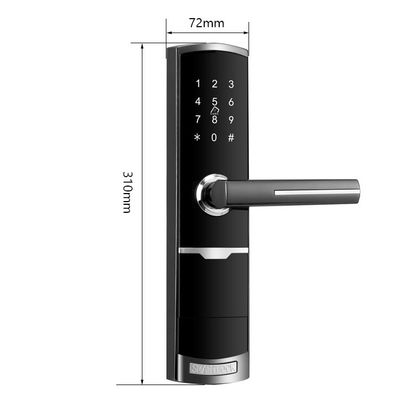 Goudkleurige afstandsbediening Smart Keypad Door Lock met TTlock app Card Key