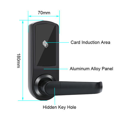 Smart Deadbolt RFID Sleutelkaart Deerlocks Security Mortise Door Lock voor Home Hotel Appartement