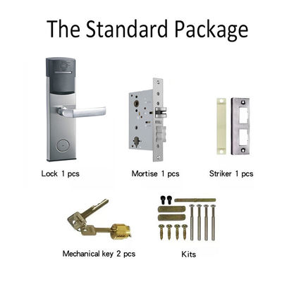 ANSI Standard Mortise Sleutelkaart Hotel Smart Door Locks met Gratis PC Software