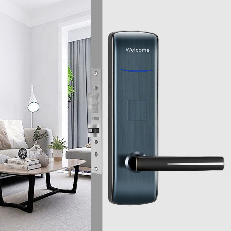 Goudkleurig zink legering hotel elektronische sloten met kaartencoder voor hotel motel appartement