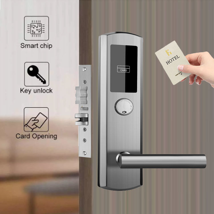 304 roestvrij staal sleutelkaart hotel slimme deursloten met gratis pc software