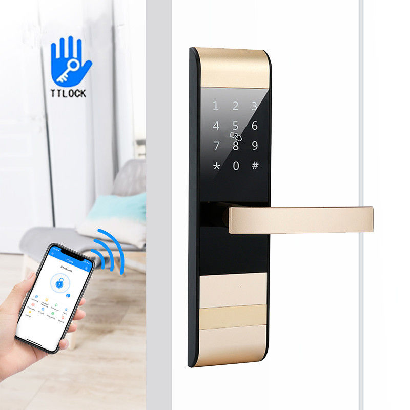 4 in 1 wachtwoord TTlock App Card Smart Keypad Door Lock voor appartement Hotel Office