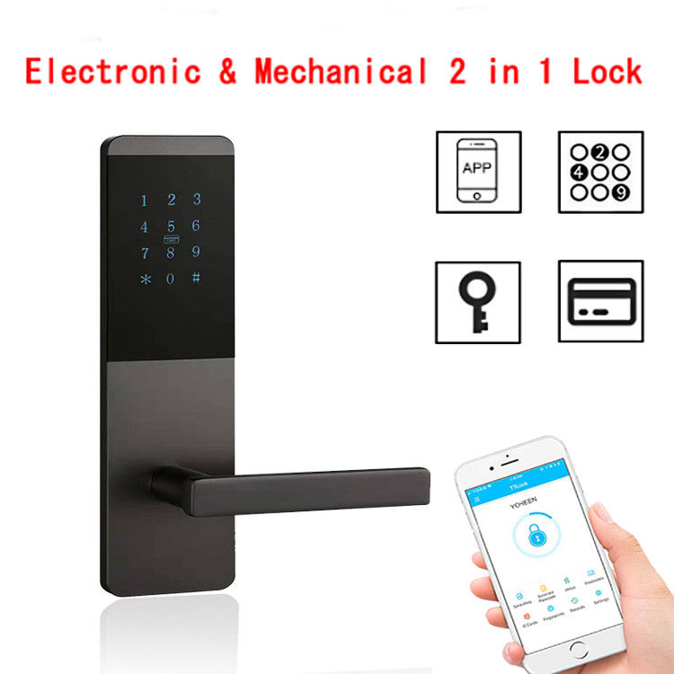 4 in 1 wachtwoord App Gecontroleerd Sleutelloos Digitaal Deur slot met Touch Screen