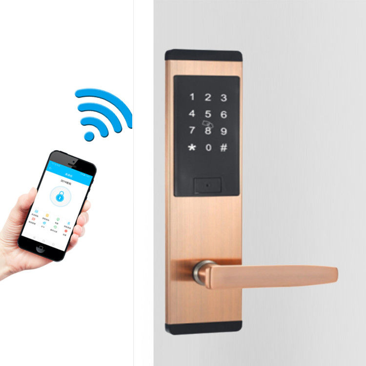 Zwart Kleur Roestvrij staal Smart Keypad Door Lock met TTlock Smart App